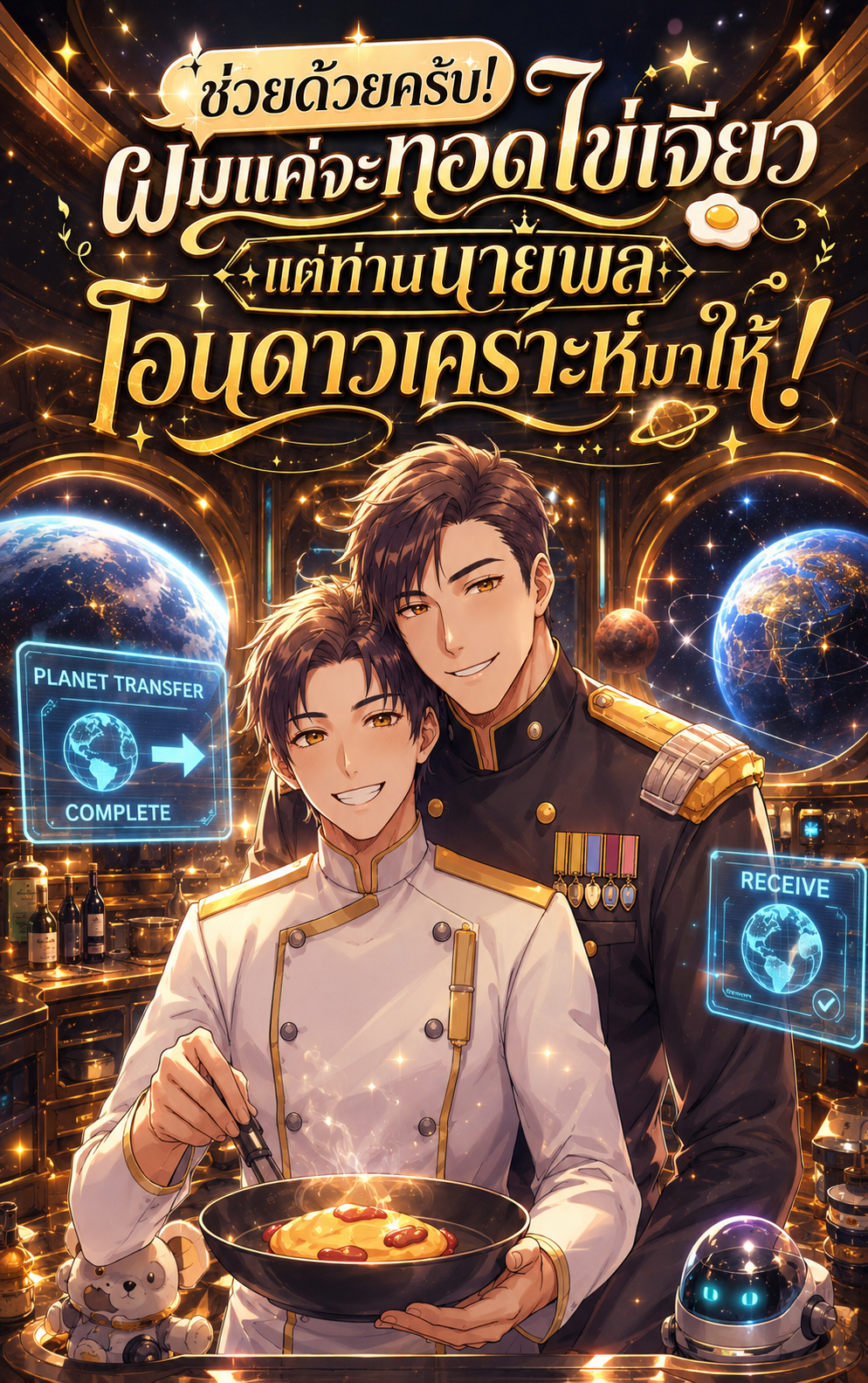 ช่วยด้วยครับ! ผมแค่จะทอดไข่เจียว แต่ท่านนายพลโอนดาวเคราะห์มาให้!